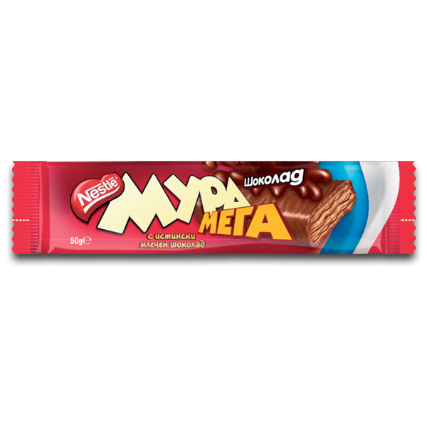 МУРА, Шоколадова вафла Мега 47g