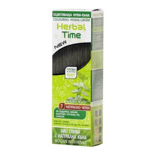 Herbal Time натурална крем-къна натурално черно N7, 75ml