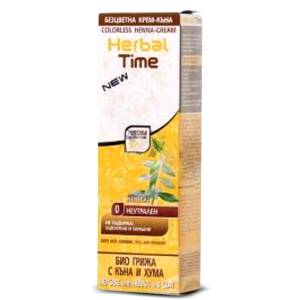 Herbal Time, Оцветяваща натурална крем-къна, Капучино N2 75ml