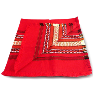 Покривка 60-60 см червена