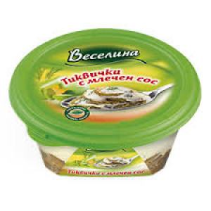 ВЕСЕЛИНА, Тиквички с млечен сос, 250гр