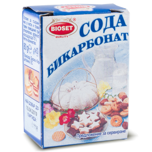 БИОСЕТ, Сода бикарбонат - кутия 80 g