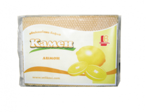 Обикновени вафли Камен, с вкус на лимон, 220гр, 1кг=5,55€