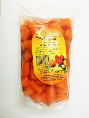 ЗЛАТЕН ПЛОД, Tуршия моркови в найлонови пликчета 0.300 кг