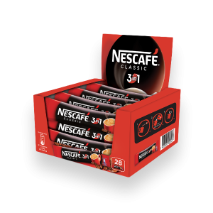 NESCAFÉ, Кутия Разтворимо кафе 3в1, 28 пакетчета x 18 g