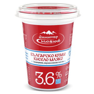МАДЖАРОВ,краве кисело мляко 3,6% 400 ml