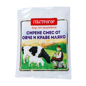 Пъстрогор, Смес от овче и краве саламурено сирене 200 g