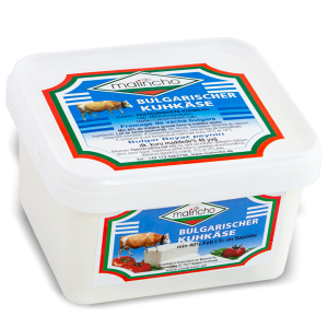 МАЛИНЧО, Краве саламурено сирене 48% Fett i. Tr., в пластмасова кутия 800 g