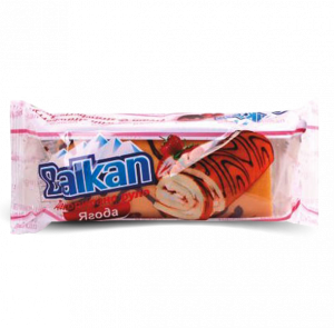 БАЛКАН, Руло с ягодов крем 150g, 1kg=7,67€ 