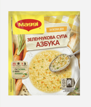 МАГИ Микс за приготвяне на Зеленчукова супа Азбука 44g