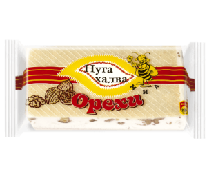 КРЪСТЕВИ, Нуга халва с орехи, 200гр