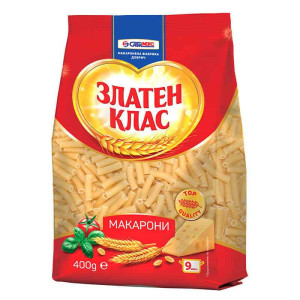 Златен Клас Макарони пене къси, 400гр