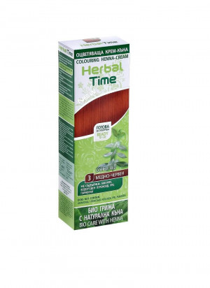 Herbal Time натурална крем-къна медено червено N3, 75ml
