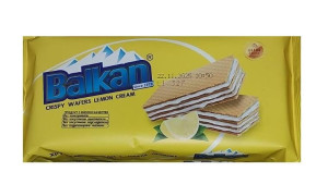 ВАФЛИ „БАЛКАН“ – лимон, 100гр
