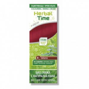 Herbal Time натурална крем-къна вишна N4, 75ml