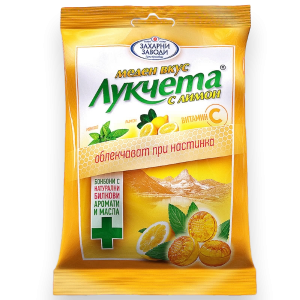 ЛУКЧЕТА, Медени бонбони с лимон 90g